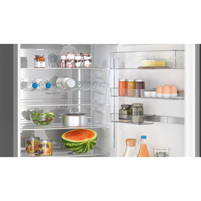 Serie 6 Frigorífico combinado de libre instalación 203 x 70 cm Negro 4