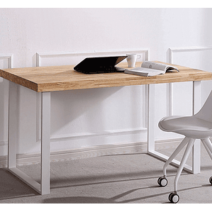 MESA ESTUDIO INDUSTRIAL NATURAL DE 120CM