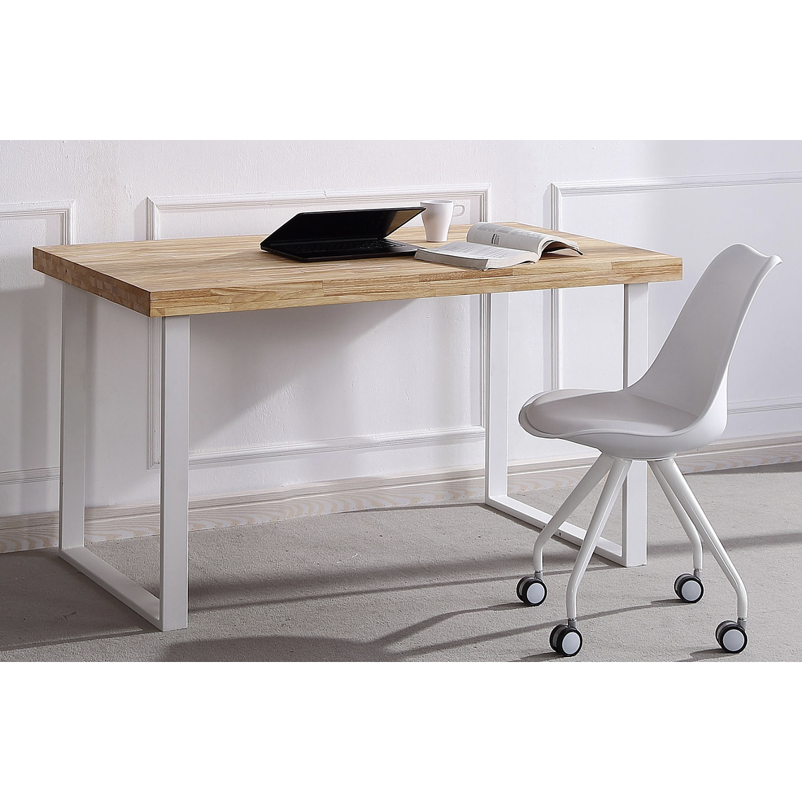 MESA ESTUDIO INDUSTRIAL NATURAL DE 120CM 3