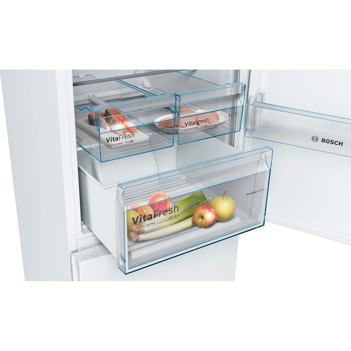 Serie 4 Frigorífico combinado de libre instalación 203 x 60 cm Blanco 5