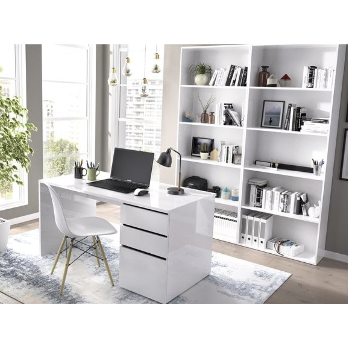 ESCRITORIO MODERNO SHIRO DE 139 CM 1