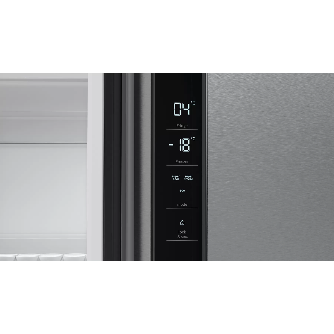 Serie 4 Multipuerta 183 x 90.5 cm Acero cepillado antihuellas 4