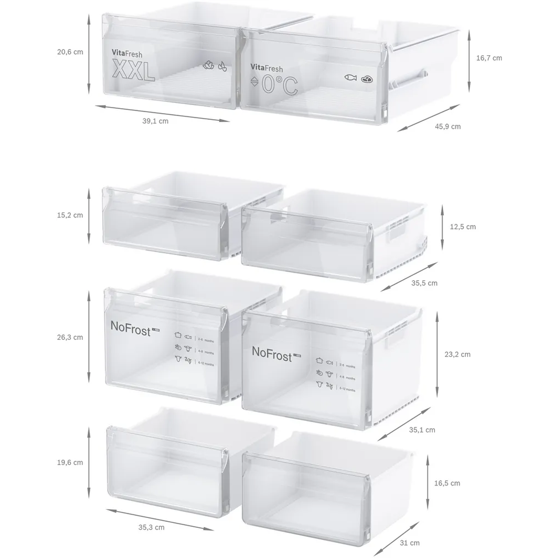 Serie 4 Multipuerta 183 x 90.5 cm Acero cepillado antihuellas