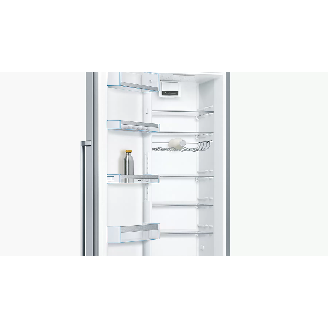 Serie 6 Frigorífico de libre instalación 186 x 60 cm Acero cepillado antihuellas 4