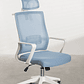 Silla de Oficina con Ruedas y Reposabrazos Teill Colors Azul Niagara - Miniatura 4