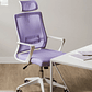 Silla de Oficina con Ruedas y Reposabrazos Teill Colors Violeta Lavanda - Miniatura 1