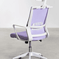 Silla de Oficina con Ruedas y Reposabrazos Teill Colors Violeta Lavanda - Miniatura 4