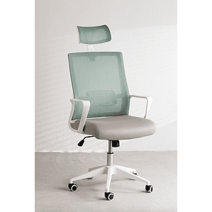 Silla de Oficina con Ruedas y Reposabrazos Teill Colors Beige Lino