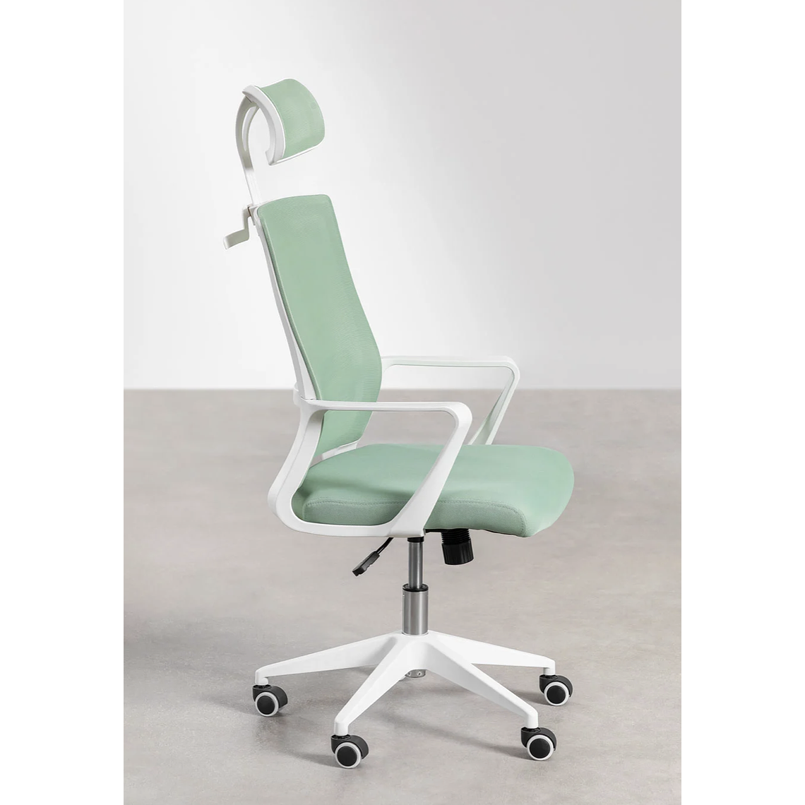Silla de Oficina con Ruedas y Reposabrazos Teill Colors Mousse Celadon 3