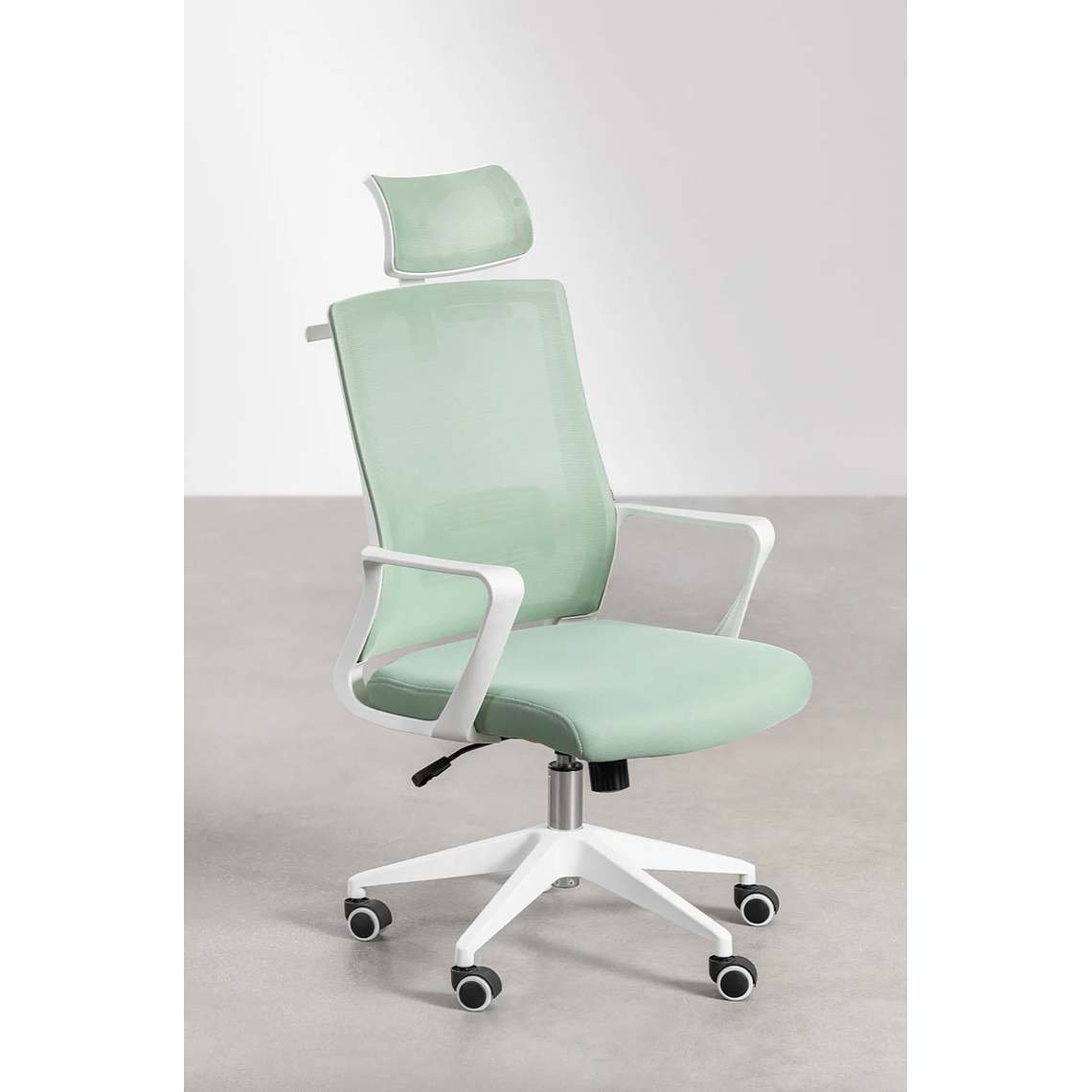 Silla de Oficina con Ruedas y Reposabrazos Teill Colors Mousse Celadon 5