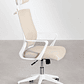 Silla de Oficina con Ruedas y Reposabrazos Teill Colors Beige Almendra - Miniatura 3