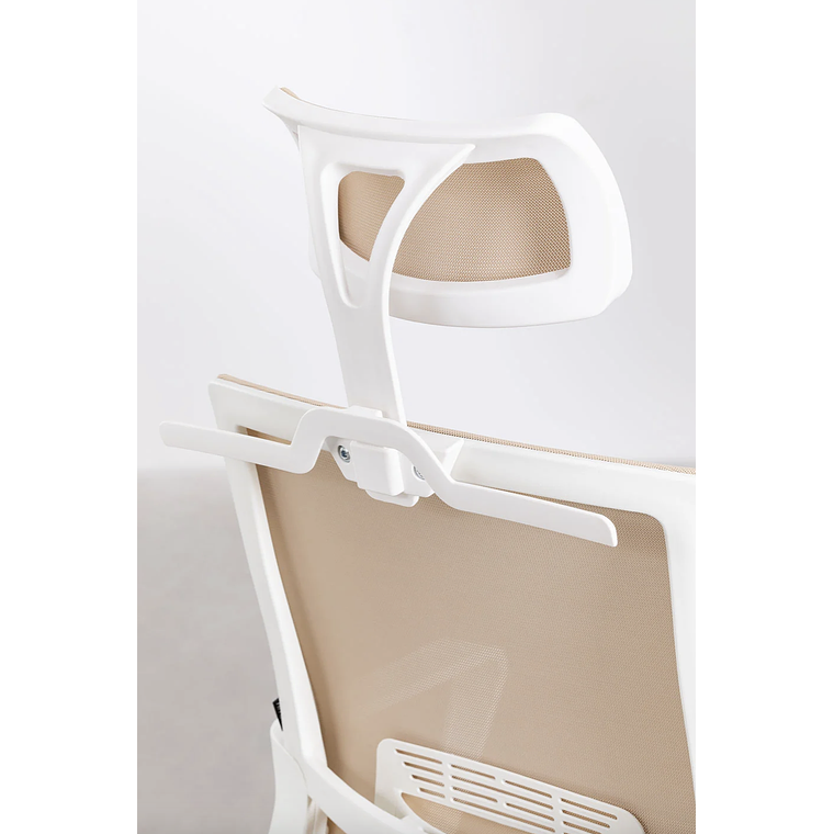 Silla de Oficina con Ruedas y Reposabrazos Teill Colors Beige Almendra 7