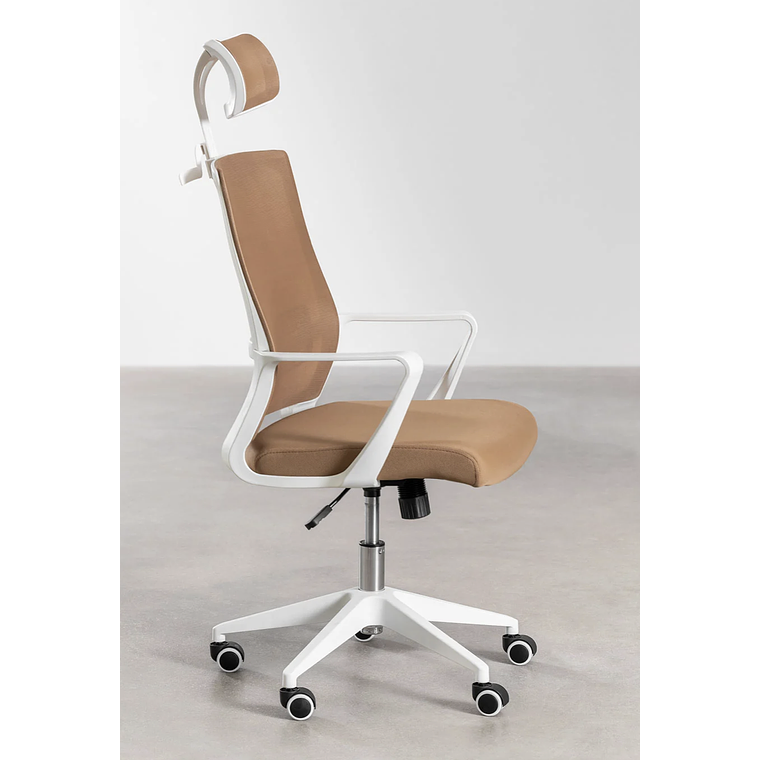 Silla de Oficina con Ruedas y Reposabrazos Teill Colors Camel Claro 3