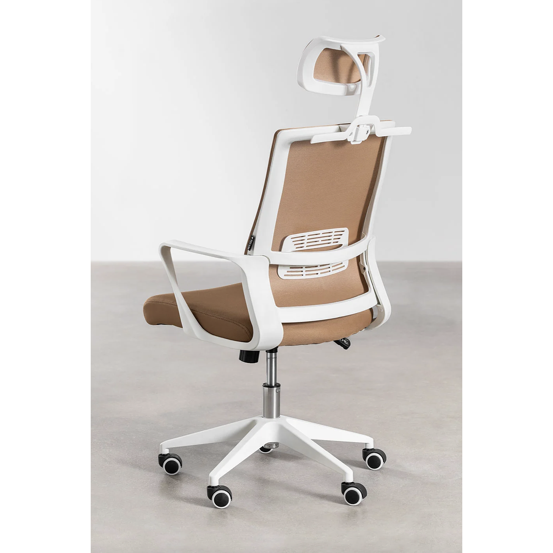 Silla de Oficina con Ruedas y Reposabrazos Teill Colors Camel Claro 4