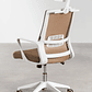 Silla de Oficina con Ruedas y Reposabrazos Teill Colors Camel Claro - Miniatura 4