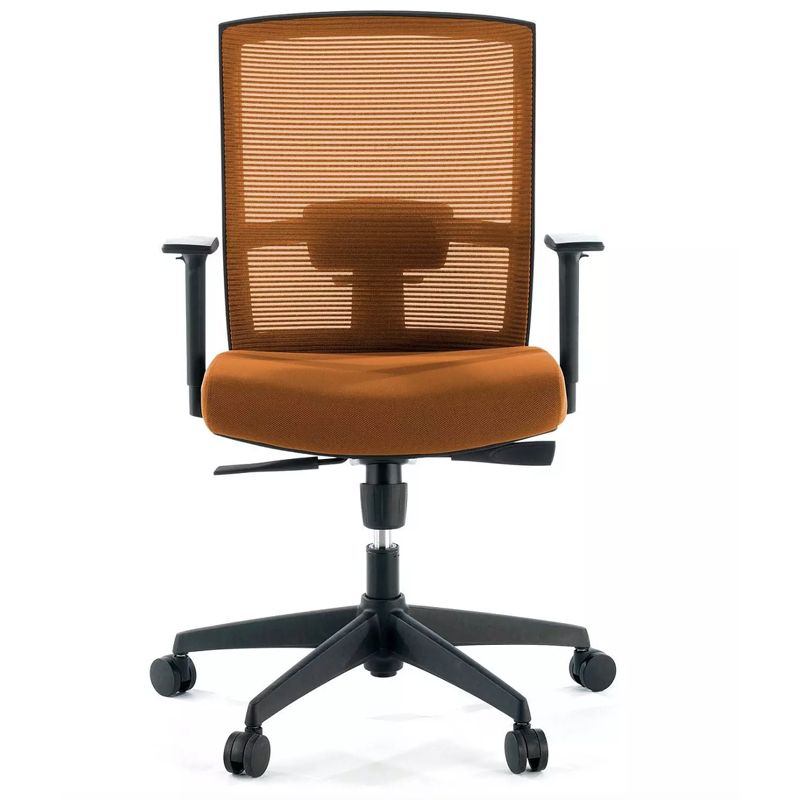 Silla de oficina ergonómica Akira, mecanismo sincro - Naranja 4