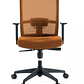 Silla de oficina ergonómica Akira, mecanismo sincro - Naranja - Miniatura 4
