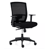 Silla de oficina ergonómica Akira, mecanismo sincro - Negro