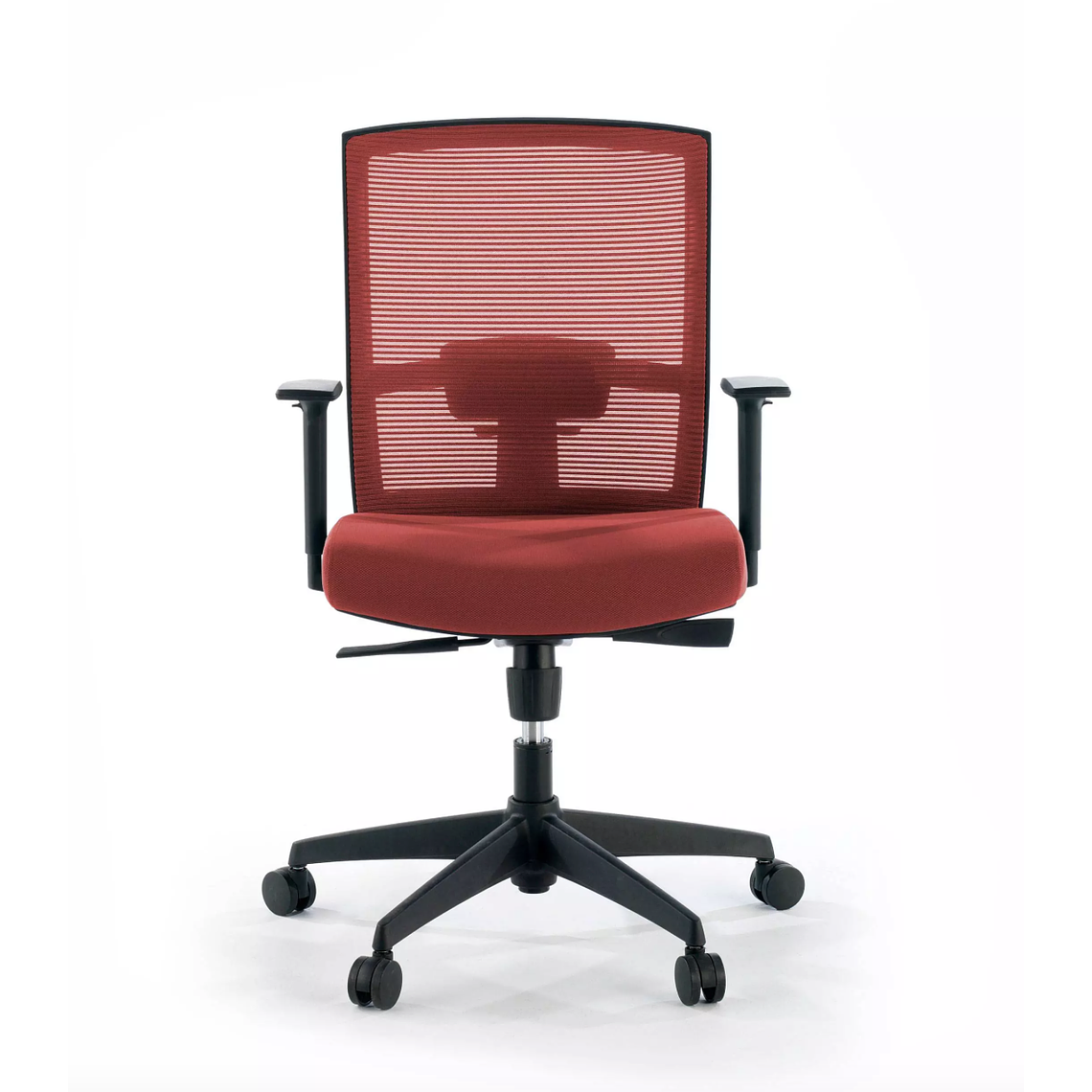 Silla de oficina ergonómica Akira, mecanismo sincro - Rojo 4