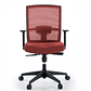 Silla de oficina ergonómica Akira, mecanismo sincro - Rojo - Miniatura 4