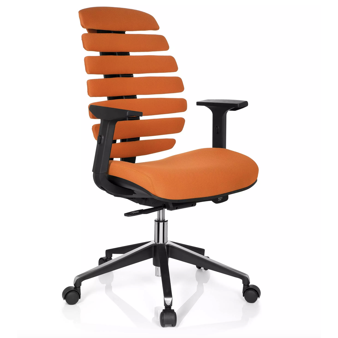 Silla Ergonómica Soul, espuma inyectada, Mecanismo Sincro - Naranja 1