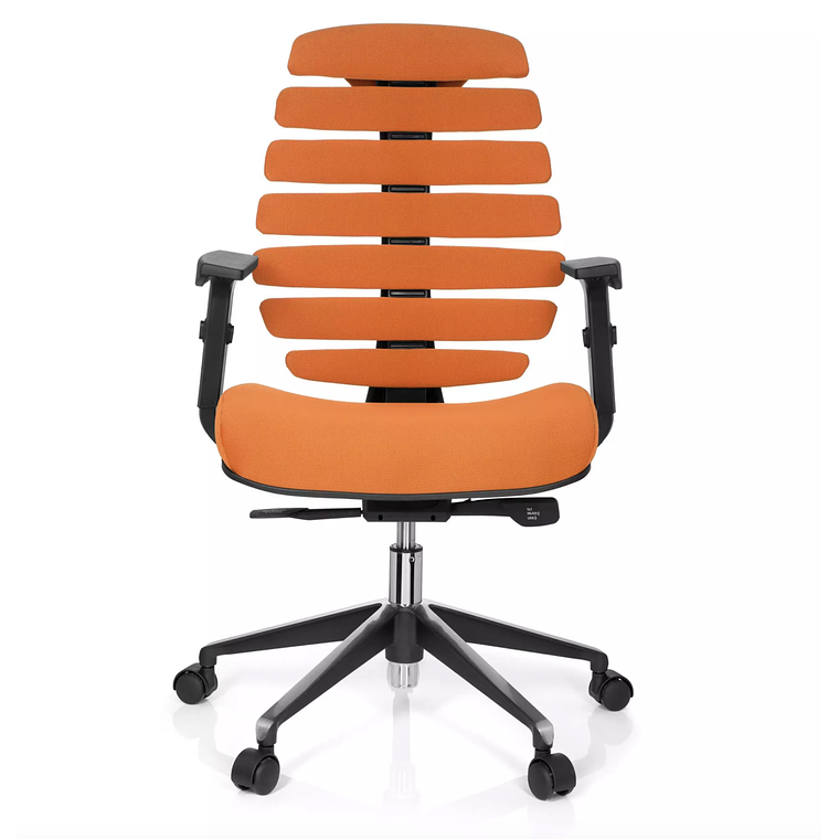 Silla Ergonómica Soul, espuma inyectada, Mecanismo Sincro - Naranja 4