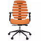 Silla Ergonómica Soul, espuma inyectada, Mecanismo Sincro - Naranja - Miniatura 4