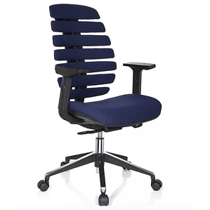 Silla Ergonómica Soul, espuma inyectada, Mecanismo Sincro - Azul