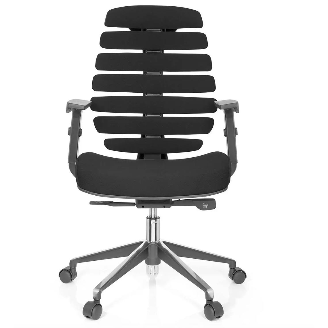 Silla Ergonómica Soul, espuma inyectada, Mecanismo Sincro - Negro 3