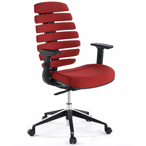 Silla Ergonómica Soul, espuma inyectada, Mecanismo Sincro - Rojo