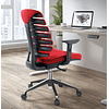 Silla Ergonómica Soul, espuma inyectada, Mecanismo Sincro - Rojo