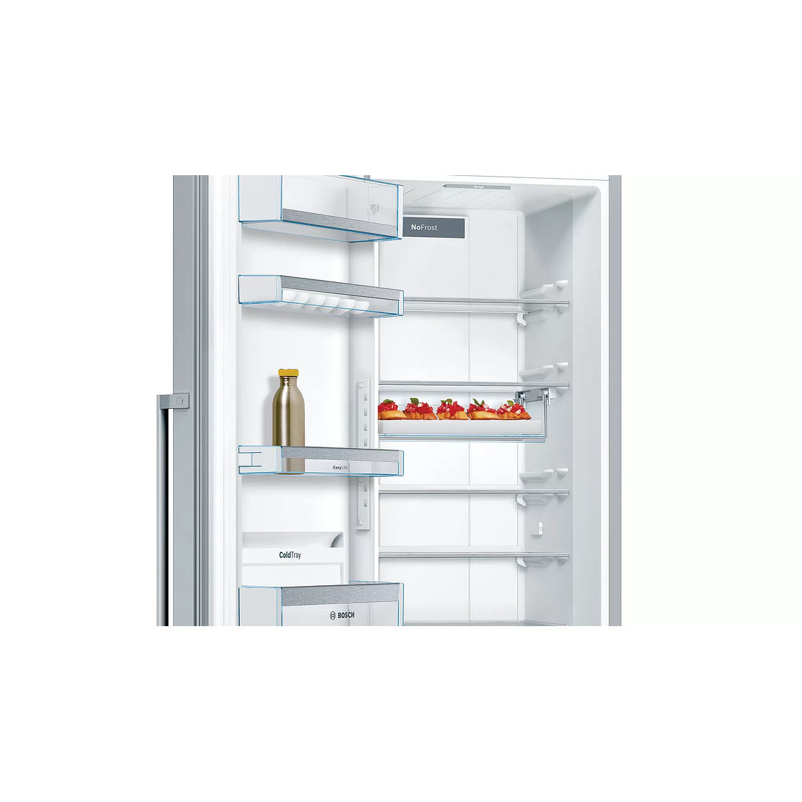 Serie 8 Frigorífico de libre instalación 186 x 60 cm Acero cepillado antihuellas 4