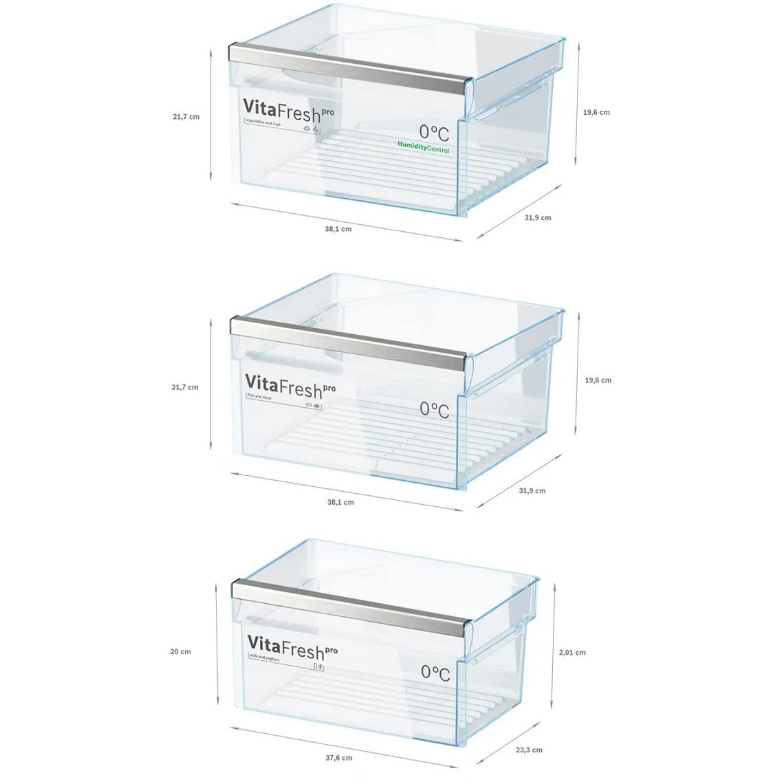 Serie 8 Frigorífico de libre instalación 186 x 60 cm Acero cepillado antihuellas 6
