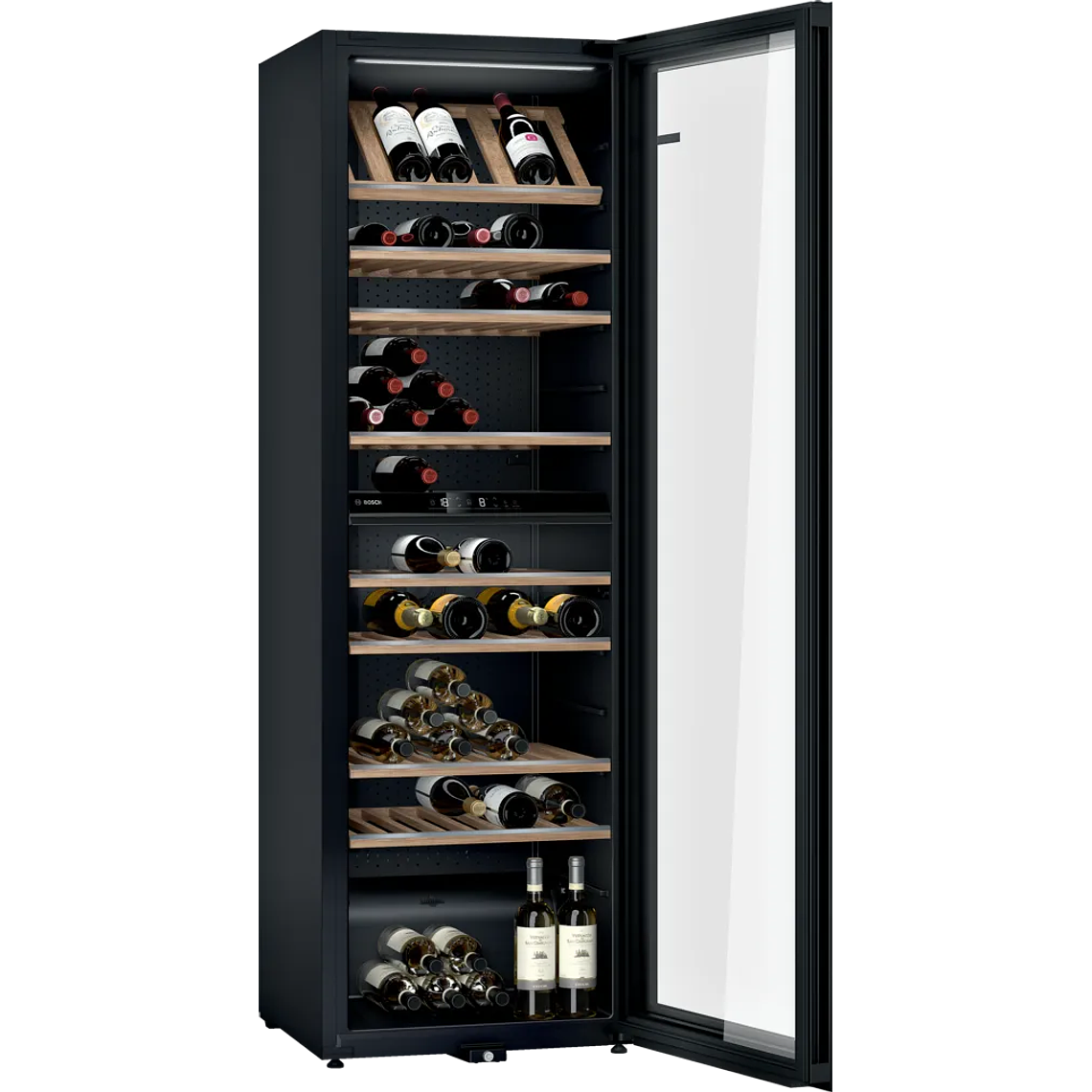 Serie 6 Vinoteca con puerta de cristal 186 x 60 cm 2