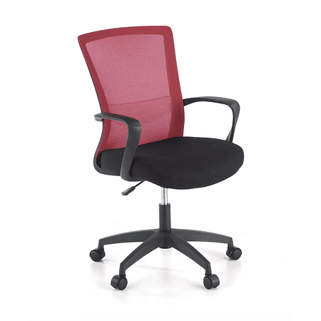 Silla para Estudiar Marko, silla escritorio, amplio asiento red - Rojo