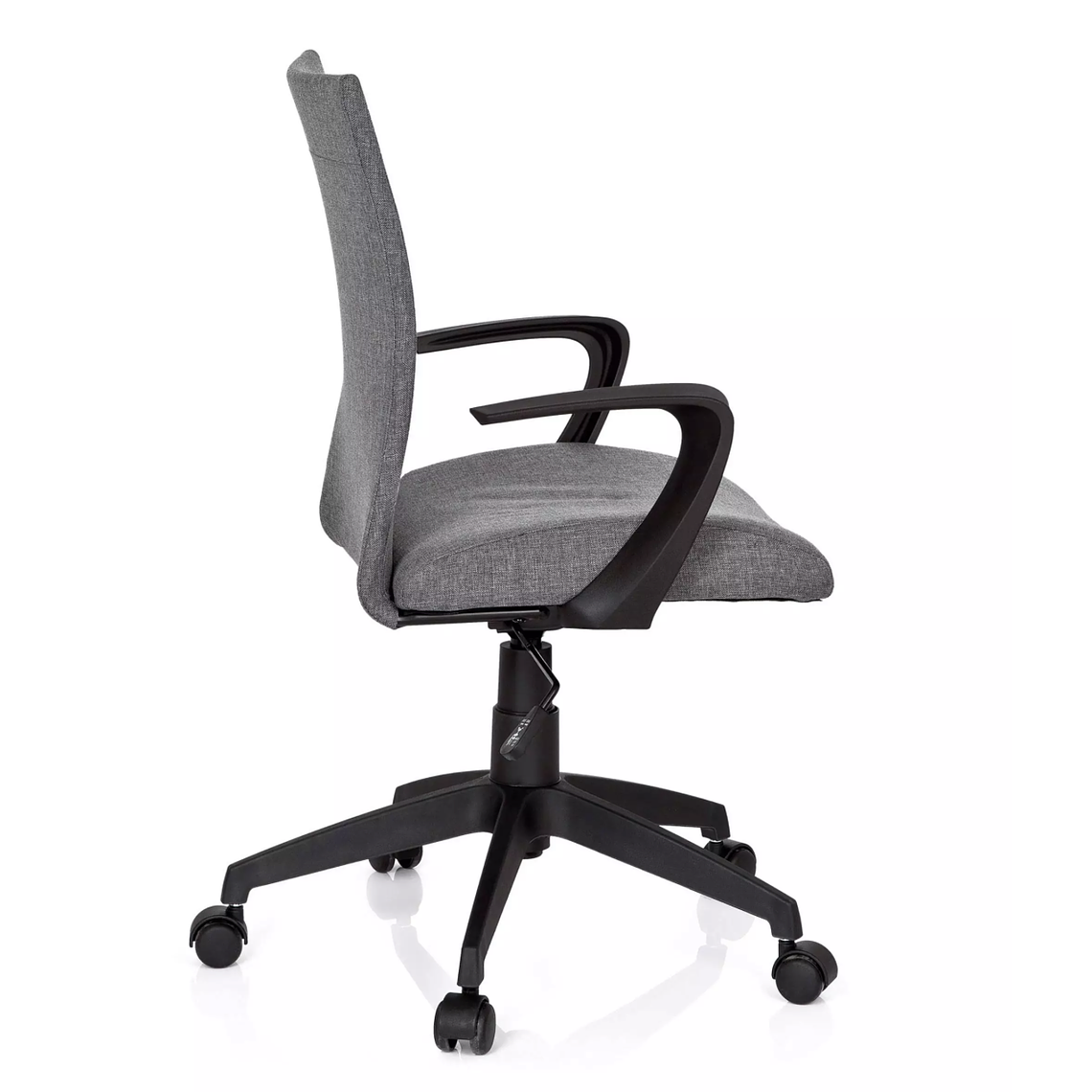 Silla de ordenador Venecia, Brazos de diseño, taizado - Gris 4