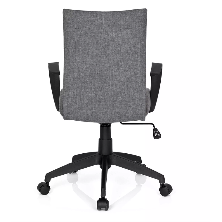 Silla de ordenador Venecia, Brazos de diseño, taizado - Gris 5