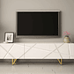 Mueble TV Merced M100 (Blanco + Blanco brillante) 180 cm - Miniatura 3