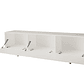 Mueble TV Merced M100 (Blanco + Blanco brillante) 180 cm - Miniatura 5