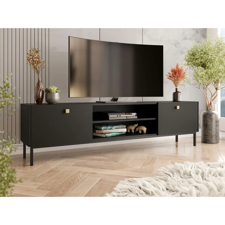 Mueble TV Comfivo AB104 (Negro) 180 cm 1