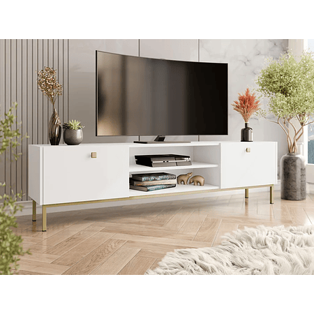 Mueble TV Comfivo AB104 (Blanco) 180 cm