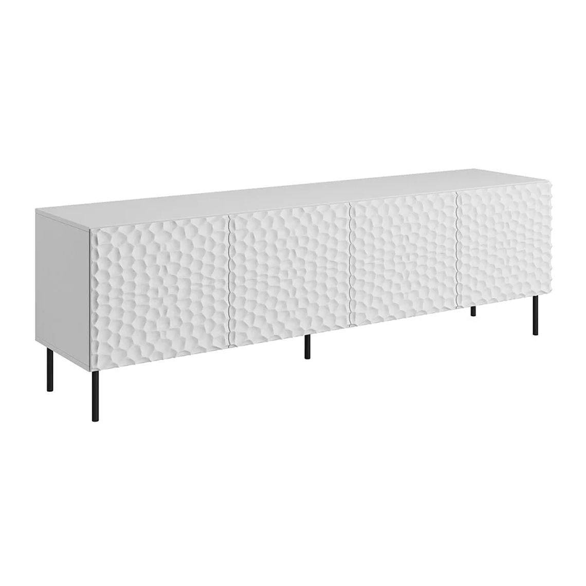 Mueble TV Charlotte 171 (Blanco + Negro) 190 cm 2