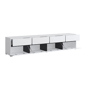 Mueble TV Austin BC101 (Blanco) 224 cm