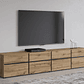 Mueble TV Austin BC101 (Wotan roble) 224 cm - Miniatura 1