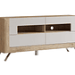 Mueble TV Austin BB105 (Roble dorado + Gris claro) 160 cm - Miniatura 2
