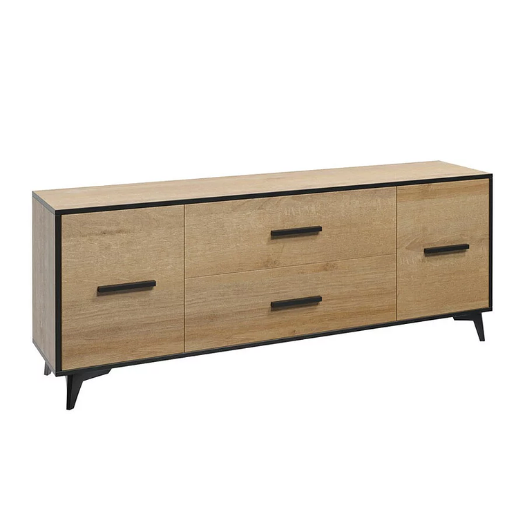 Mueble TV Parma D105 (Riviera roble) 179 cm 1