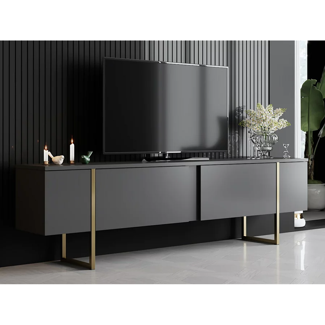 Mueble TV Kailua Z100 (Antracita) 180 cm 1