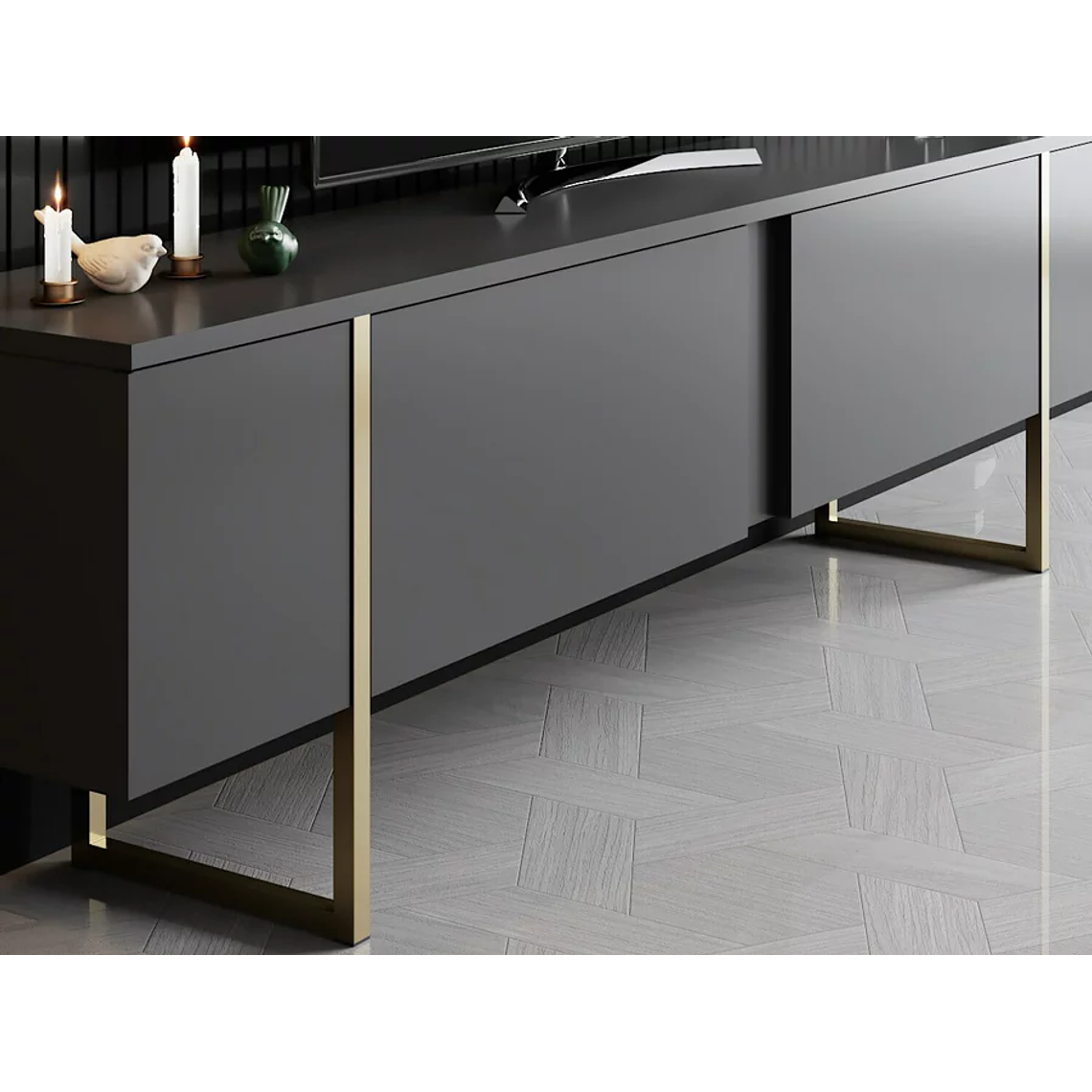 Mueble TV Kailua Z100 (Antracita) 180 cm 5