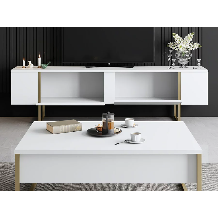 Mueble TV Kailua Z100 (Blanco) 180 cm 3