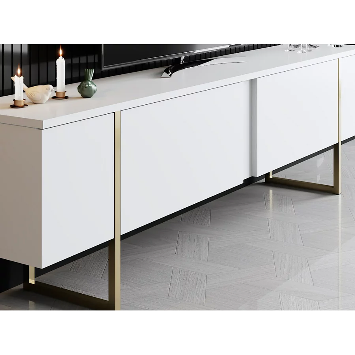 Mueble TV Kailua Z100 (Blanco) 180 cm 5